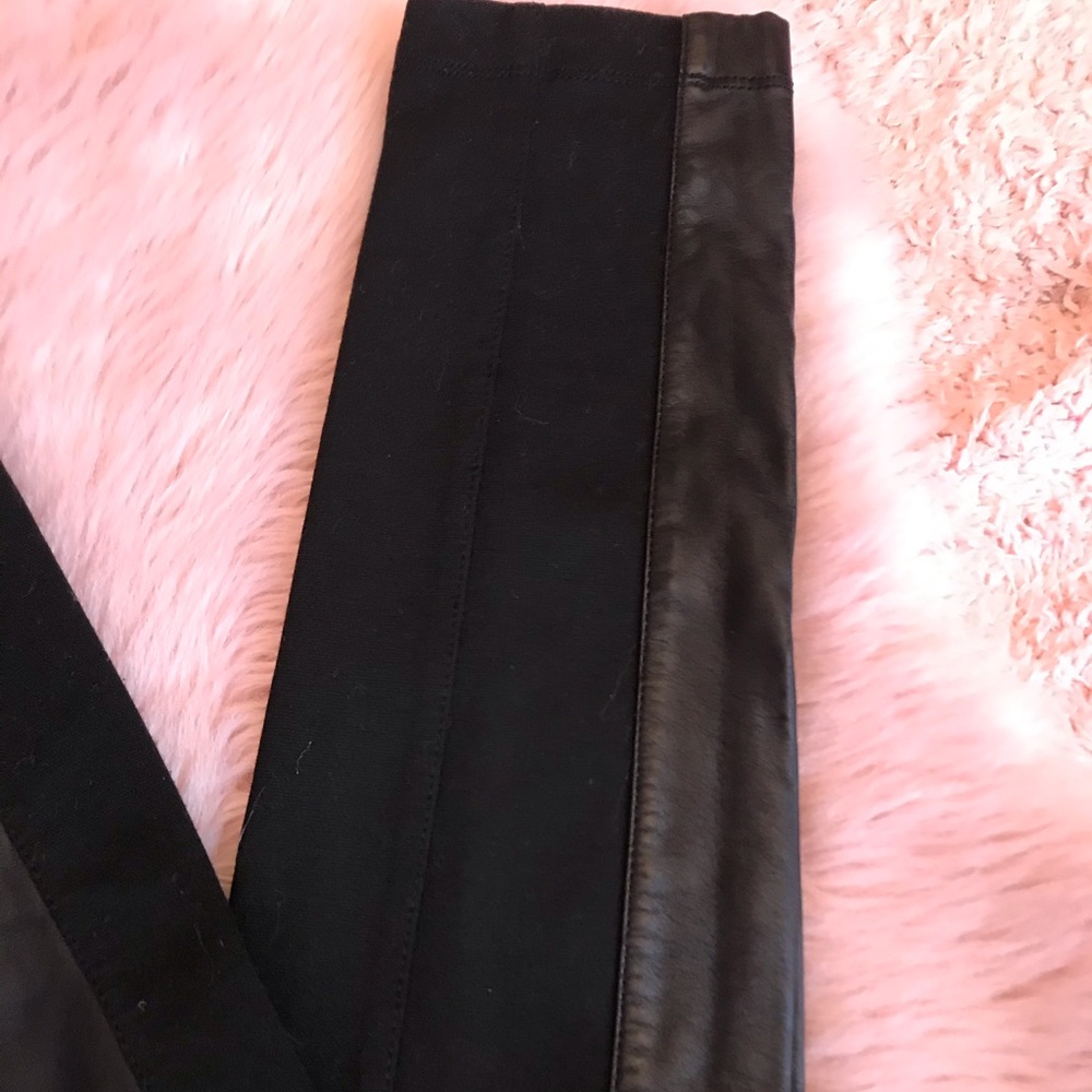 New Bcbg Maxazria designer faux leather tights